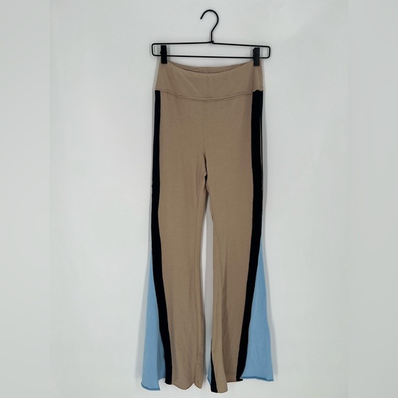Free People Movement Hot Shot Kick Flare Color-block Pants - Picture 2 of 7